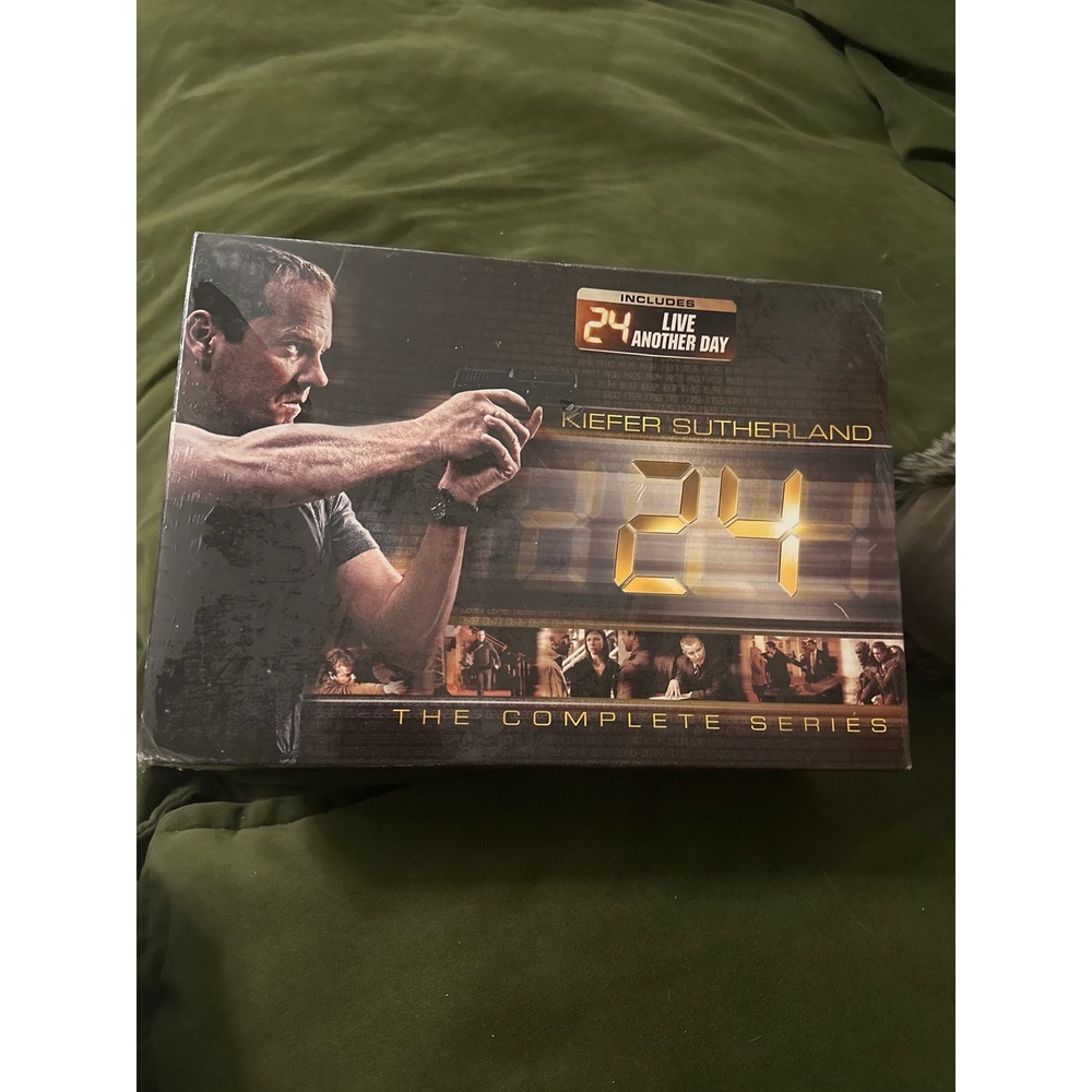 24 The Complete Series DVD Box Set 60-Disc Kiefer Sutherland Live Another Day